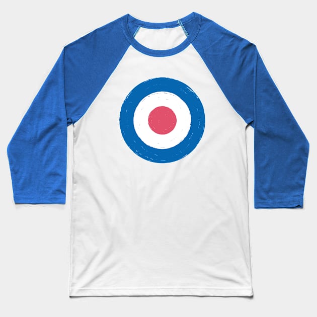 RAF ROUNDEL Baseball T-Shirt by LAZYJStudios